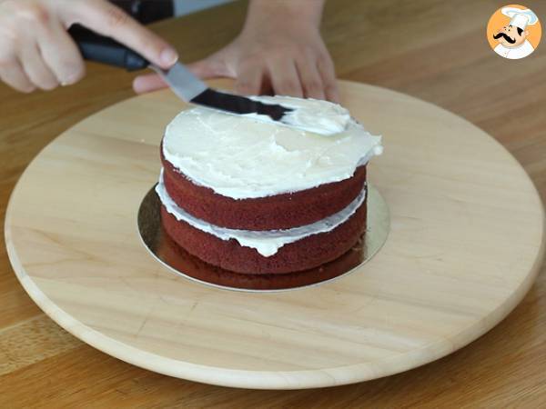 Red velvet cake - Préparation etape 10