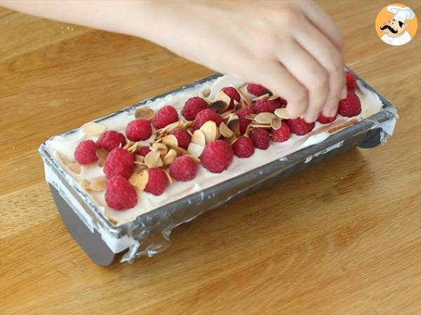 Bûche tiramisu aux framboises - Préparation etape 6