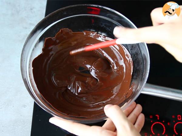 Truffes au chocolat enrobées - Préparation etape 1