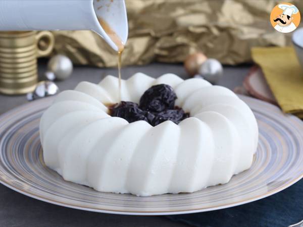 Blanc manger coco et coulis de pruneaux - Préparation etape 4