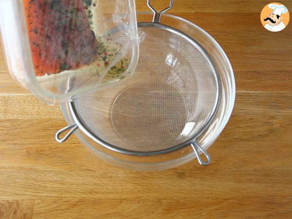 Saumon gravlax facile - Préparation etape 3