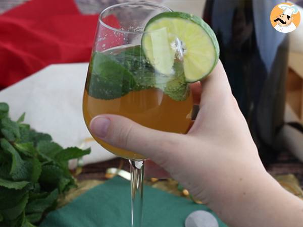 Mojito royal au champagne - Préparation etape 3