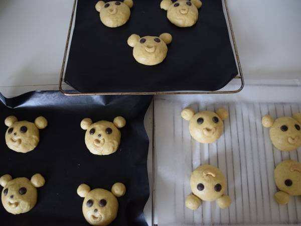 Brioche nounours aux épices de pain d'épices - Préparation etape 1