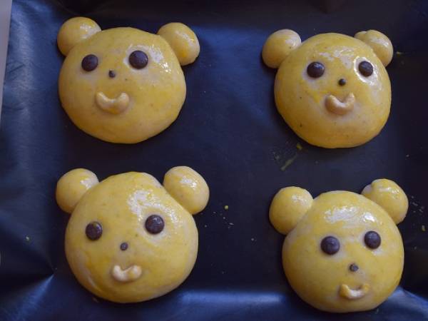 Brioche nounours aux épices de pain d'épices - Préparation etape 2