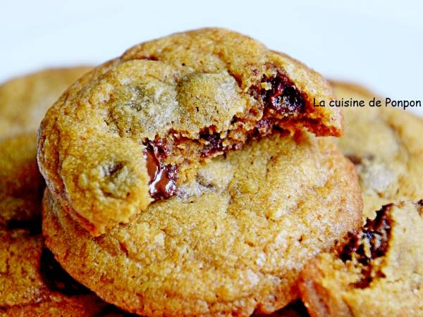 Délicieux cookies aux pépites de chocolat du chef Conticini - Préparation etape 5