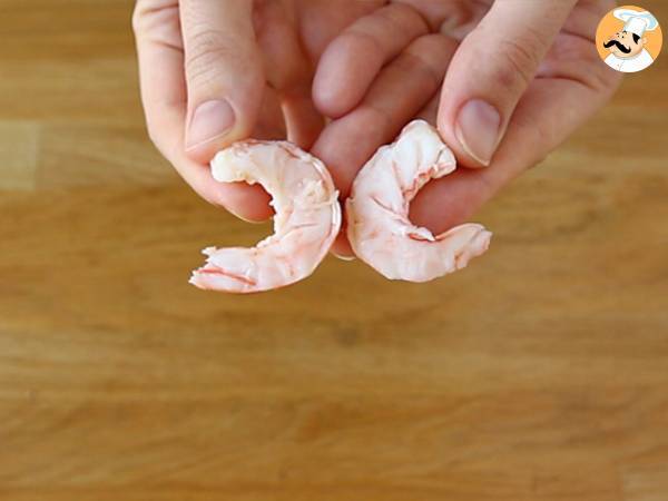 Rouleaux de printemps - crevette poulet - Préparation etape 3