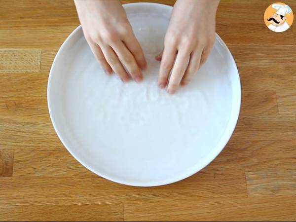 Rouleaux de printemps végétariens - chou rouge et patate douce - Préparation etape 4