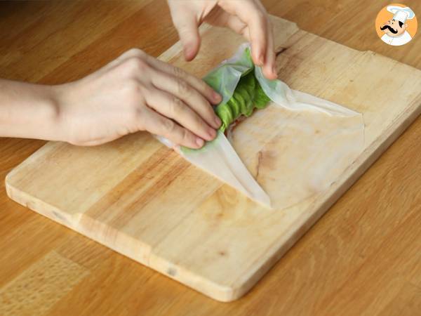 Rouleaux de printemps - bœuf mariné - Préparation etape 6