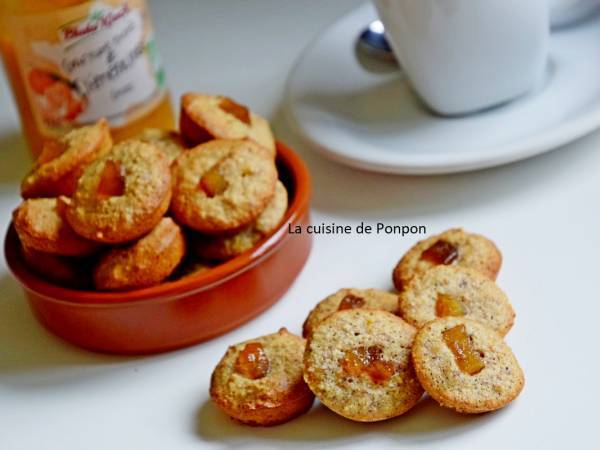 Amaretti aux noisettes et confiture de clémentine, sans farine et sans beurre - Préparation etape 4