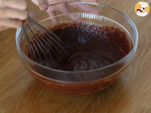 Fondant au chocolat sans beurre facile - Préparation etape 2