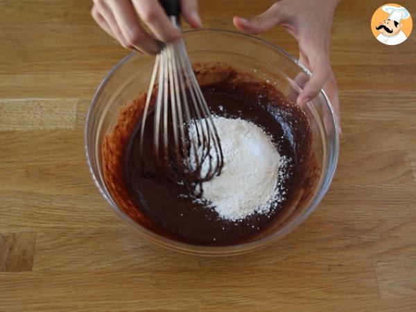 Fondant au chocolat sans beurre facile - Préparation etape 3