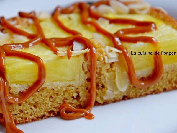 Tarte aux amandes, ricotta et ananas - Préparation etape 4