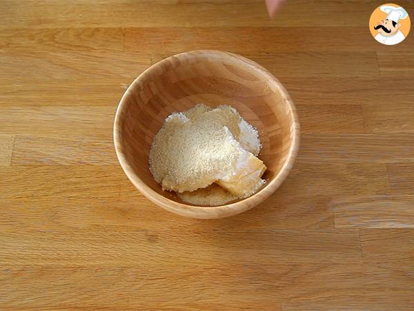 Tarte Normande pommes et amandes - Préparation etape 1