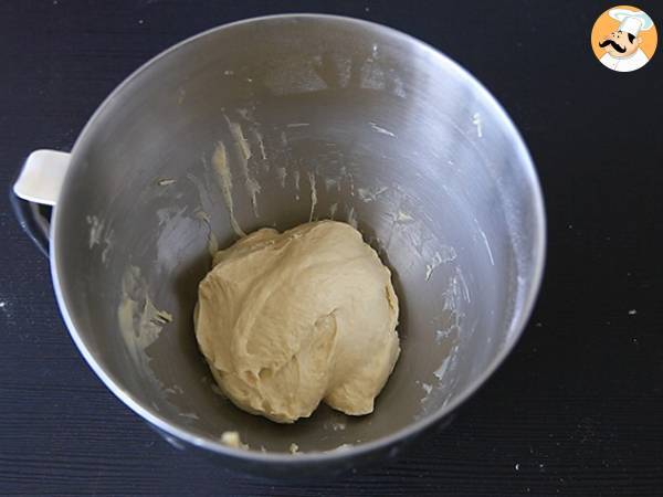 Petits pains tressés au pesto vert - Préparation etape 2