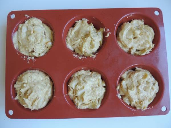 Muffin banane au caramel au beurre salé - Préparation etape 2