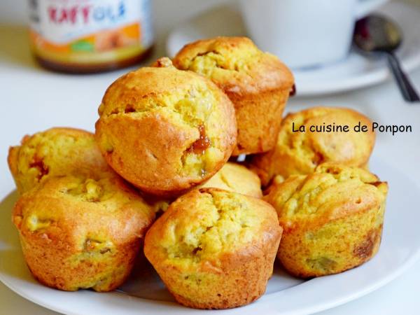 Muffin banane au caramel au beurre salé - Préparation etape 3