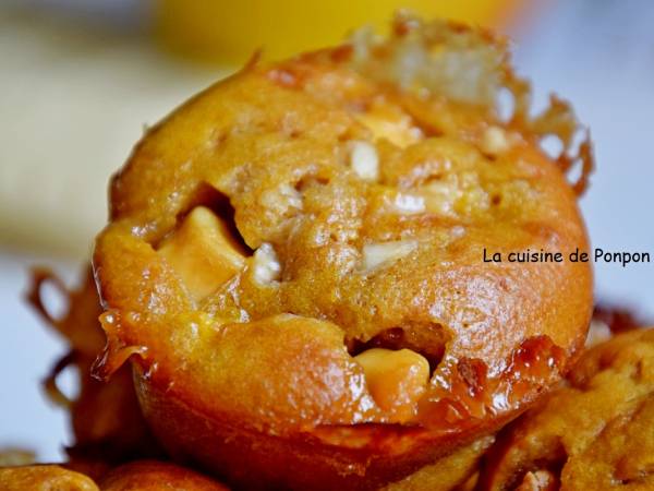 Muffin aux pommes et chocolat blanc - Préparation etape 4