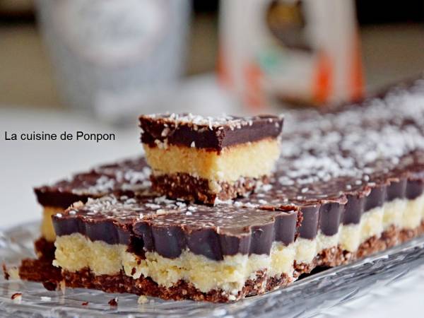 Carré coco vegan et sans cuisson - Préparation etape 5