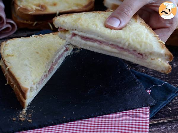 Croque-monsieur gourmands à la béchamel - Préparation etape 5