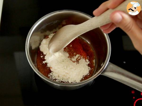 Enchiladas au poulet et sauce tomate piquante - Préparation etape 1