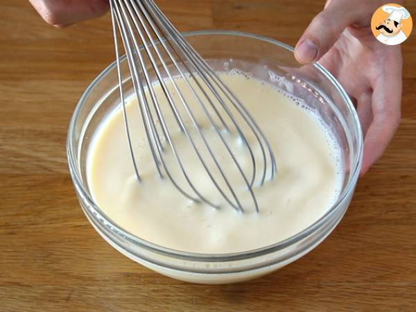 Pain perdu au beurre de cacahuètes et confiture de fruits rouges - Préparation etape 1