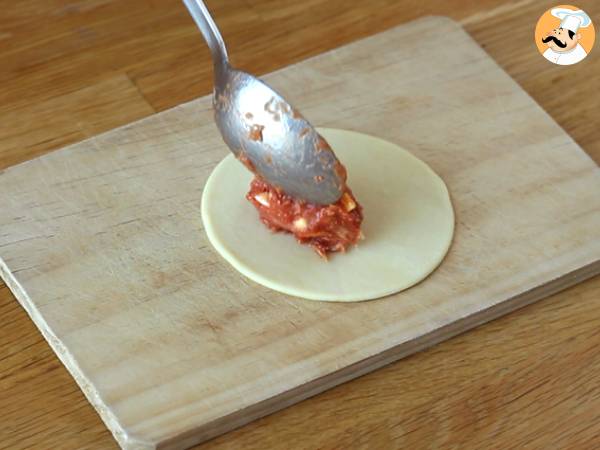 Empanadillas au thon - pâte maison! - Préparation etape 7