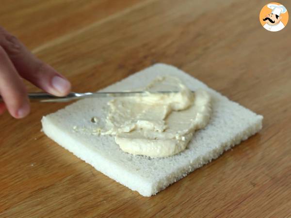 Pain surprise étoile origami - Préparation etape 1