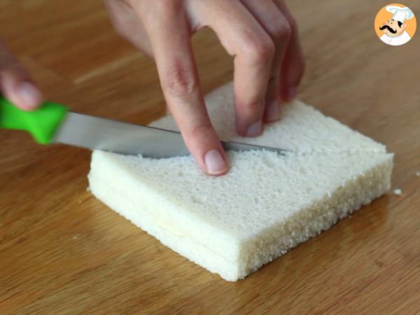 Pain surprise étoile origami - Préparation etape 2