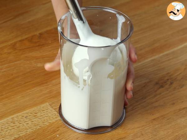 Mayonnaise sans oeufs au lait - Préparation etape 3