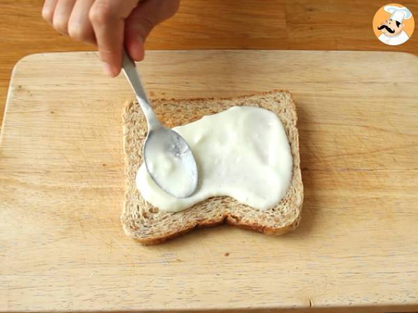 Club sandwich végétarien - Préparation etape 2