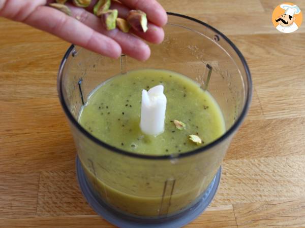 Sorbet au kiwi hyper facile à faire et sans sorbetière - Préparation etape 3