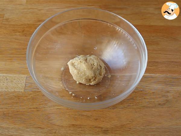 Choux craquelin à la crème à la vanille - Préparation etape 1