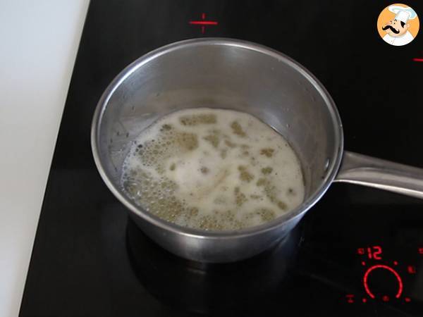 Choux craquelin à la crème à la vanille - Préparation etape 8