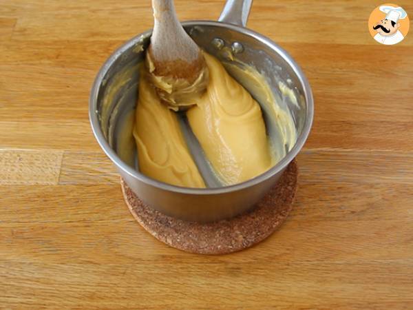 Choux craquelin à la crème à la vanille - Préparation etape 10