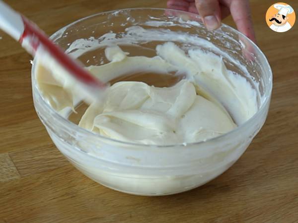 Choux craquelin à la crème à la vanille - Préparation etape 15