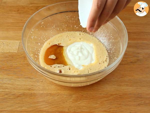 Cake aux figues et aux amandes - Préparation etape 1