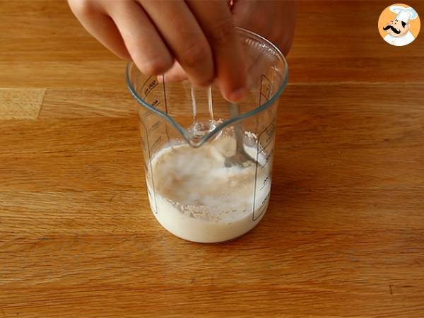 Brioche babka au chocolat et aux noisettes - Préparation etape 1