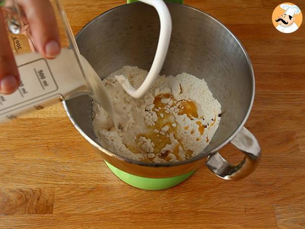 Brioche babka au chocolat et aux noisettes - Préparation etape 2