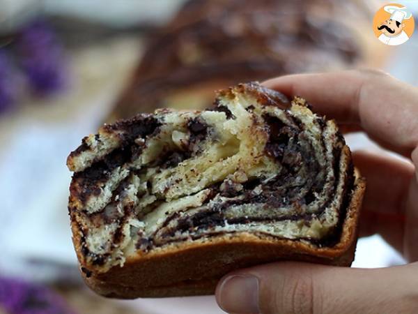 Brioche babka au chocolat et aux noisettes - Préparation etape 10