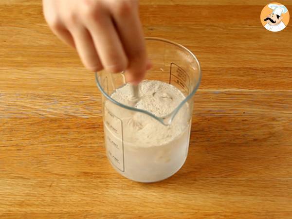 Bretzels mozzarella et romarin - Préparation etape 1