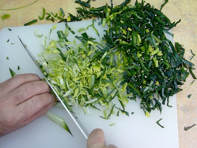 Fondue de poireaux au beurre - Préparation etape 1