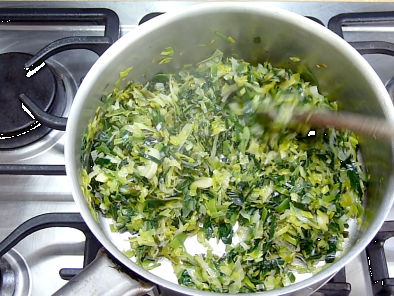 Fondue de poireaux au beurre - Préparation etape 2