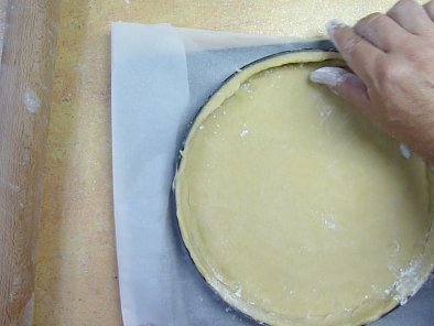 Tarte aux pommes au safran et cognac - Préparation etape 1