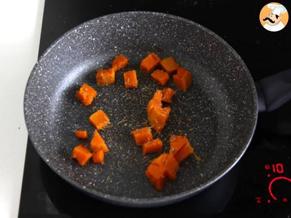 Tartines ricotta butternut et oeuf - Préparation etape 1