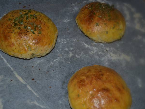 Mes Petits Pains Burger ( au parmesan, basilic et origan ) - Préparation etape 7