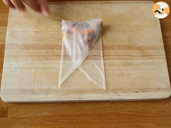 Nems aux crevettes et champignons - Préparation etape 5