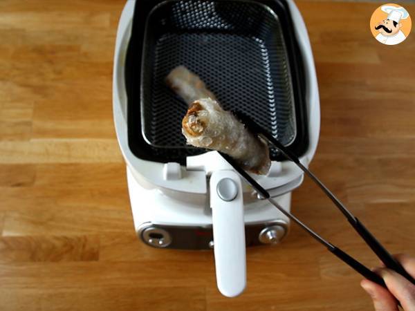 Nems aux crevettes et champignons - Préparation etape 6