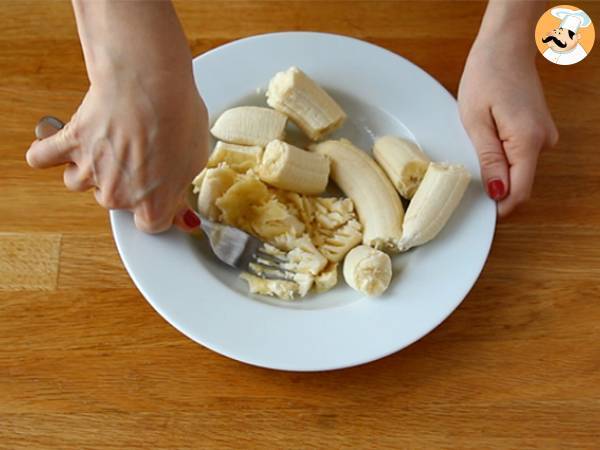 Gâteau aux bananes et pépites de chocolat - Vegan et Sans gluten - Préparation etape 1