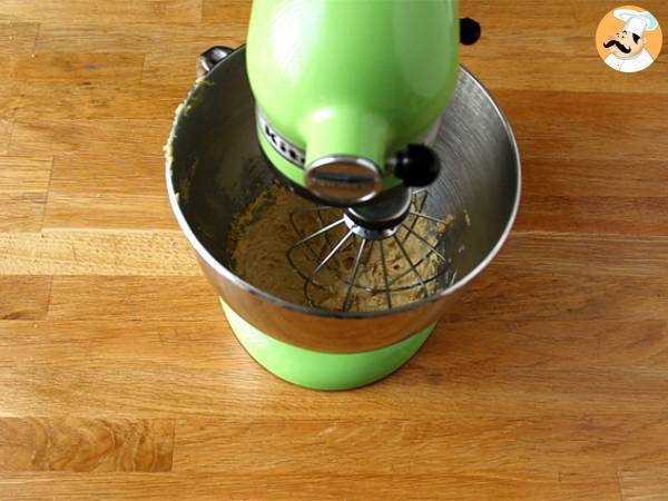 Cookies au chocolat, cacahuètes et amandes - Préparation etape 1