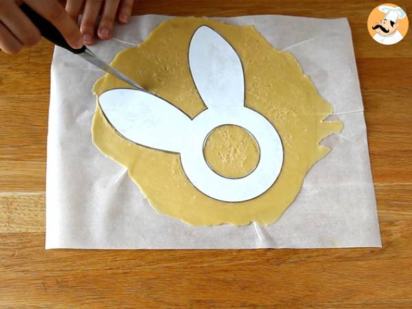 Tarte lapin aux œufs de Pâques - Préparation etape 4